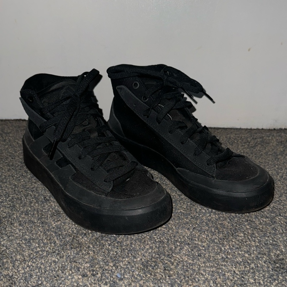 Black Adidas High Top Trainers